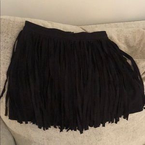 BB Dakota fringe mini skirt